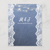 Budget Jean Lace String Lights Wedding (Achterkant)