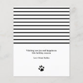 BUDGET Joy Chien Empreinte de patte Carte photo de (Dos)