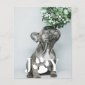 BUDGET Joy Chien Empreinte de patte Carte photo de (Devant)