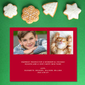 Budget Joyeuses Vacances 3 Photo Carte de Noël