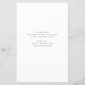 Budget Joyeux Noël 6 carte de vœux typographie rou (Dos)