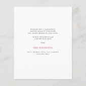 Budget Joyeux Noël photo rouge Carte de vacances (Dos)