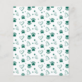 Budget Joyeux Pawlidays Carte de vacances pour chi (Dos)