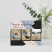 Budget Joyeux vacances Cartes photos Abstrait mode (Debout devant)