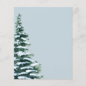 Budget kerstboom Holly & Instant Photo Blue V2 Flyer (Achterkant)