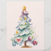 Budget Kerstboom Vakantie Party Flyer (Achterkant)