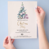 Budget Kerstboom Vakantie Party Flyer (Hand)