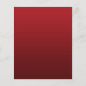 Budget kerstboomfeest Red Holiday Uitnodiging (Achterkant)