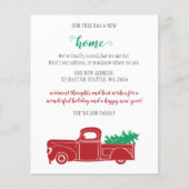 Budget kerstboomwagen We hebben Kaarten verplaatst (Voorkant)