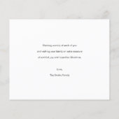 Budget kerstcadeautje Happy Holiday Flyer (Achterkant)