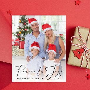Budget kerstfeest Vrede 3-fotokaart
