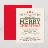 Budget  kerstfeestelijke  (Voorkant / Achterkant)