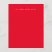 Budget  kerstfeestelijke  (Achterkant)