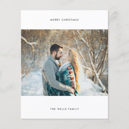 Budget kerstkaart flyer (Voorkant)