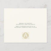 Budget Kerstmis Gold Foil Script Corporate (Achterkant)