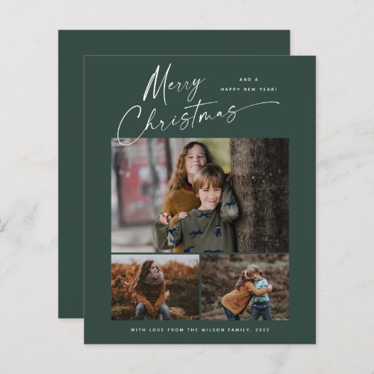 Budget kerstscript 3 Foto (Voorkant / Achterkant)