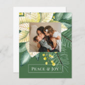 BUDGET kerstwinter, bloem vrede en foto's met vreu (Voorkant / Achterkant)