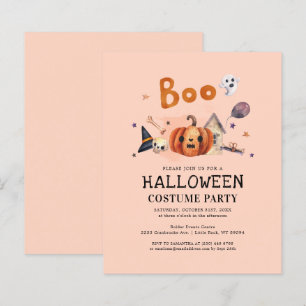 Budget Kinder Halloween Costume Party Invitation