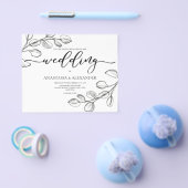 Budget Klassieke bruiloft/brochure Flyer (Enkel)