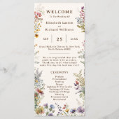 Budget Kleurrijke Wildflower Bloemen Waterverf Programma (Voorkant)