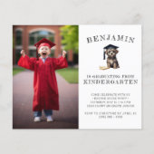 Budget Kleuterschool Afstudeerder Invitation Scruf (Voorkant)