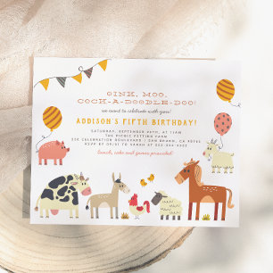 Budget Knor Moo Kukeleku Boerderij Verjaardag