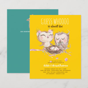 BUDGET Koppel Baby Shower Cute Uilen Woodland Uitn