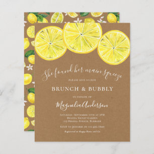 Budget Kraft Lemons Bridal Shower