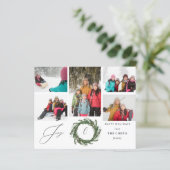 Budget Krans Monogram Vreugde 5 Foto (Staand voorkant)