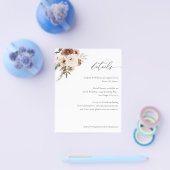 Budget Landelijk Neutraal Boho Bloemdetails S2 Flyer (Enkel)