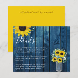 BUDGET Landelijke Zonnebloem Bruiloft Details Bijl