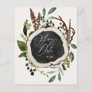 budget landhuis herfst trouw aankondiging flyer