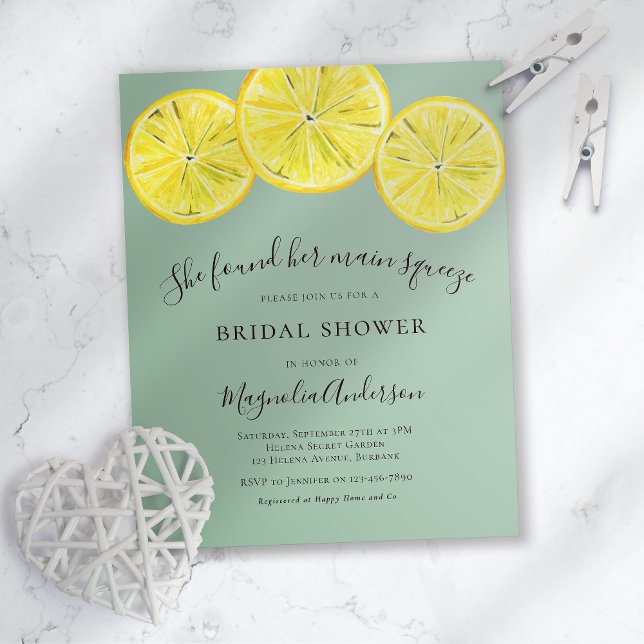 Budget Lemon Citrus Bridal Shower (Creator heeft geüpload)