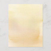 Budget Lemon Citrus Bridal Shower Flyer (Achterkant)