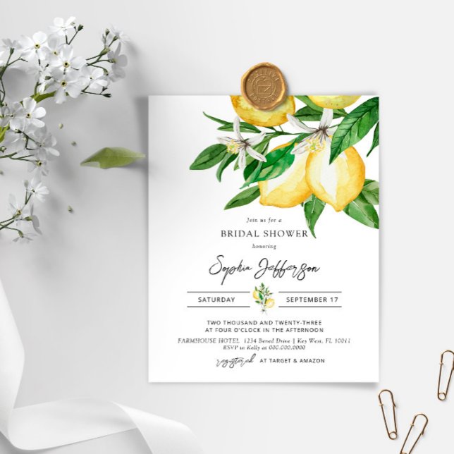 Budget Lemon Greenery Bridal Shower (Creator heeft geüpload)