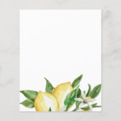 Budget Lemon Greenery Modern Wedding (Achterkant)