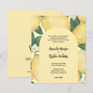 Budget Lemons Wedding All in One nodigt uit
