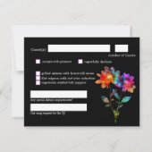 🌈 Budget LGBTQ avec menu  Pétales & Fierté  (Dos)