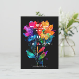 Budget🌈 LGBTQ Bloemen en Pride Save The Date