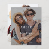 Budget licht getinte Shades Photo Wedding (Voorkant / Achterkant)