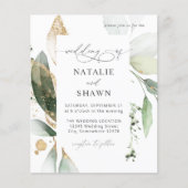 Budget Light Eucalyptus Glow Gold Weddenschap Flyer (Voorkant)