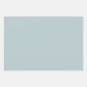BUDGET Light Sage Green Monochrome Weddenschap Inpakpapier Vel (Voorkant 2)