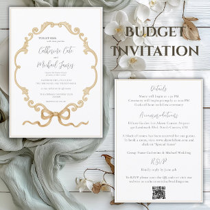 Budget Lijst Elegante bruiloft Kaart