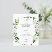Budget Lily of the Valley Floral Menu (Debout devant)