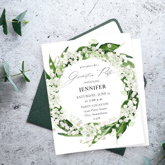 Budget Lily van de Valley Floral Graduation Party
