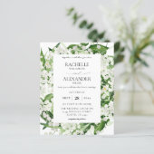 Budget Lily van de Valley White Floral Wedding 3 (Staand voorkant)