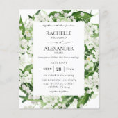 Budget Lily van de Valley White Floral Wedding 3 (Voorkant)