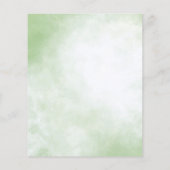 Budget Little Cutie Baby shower Invitation (Achterkant)