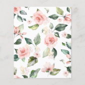 Budget Little Pumpkin Baby shower Invitation (Achterkant)