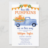 Budget Little Pumpkin Triplet Boy Baby shower (Voorkant)